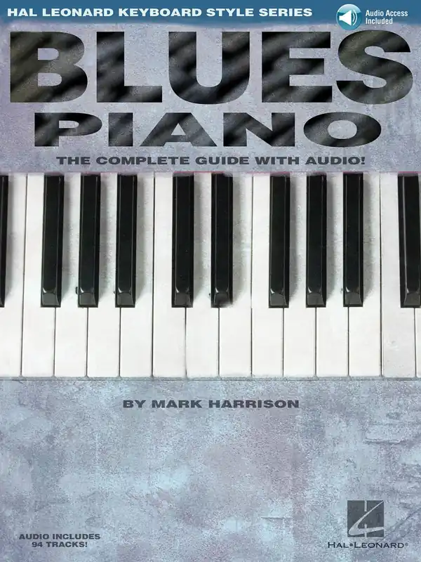 BLUES PIANO the instructional book + Audio Online / klavír Ihned K Objednání