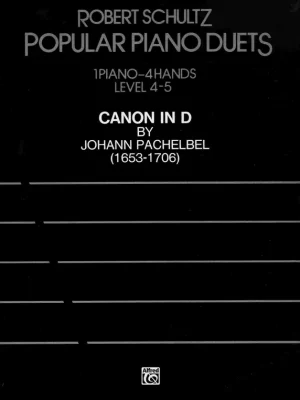 Sleva CANON IN D by Johann Pachelbel - 1 klavír 4 ruce