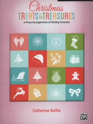 Christmas Treats & Treasures 5 by Catherine Rollin / vánoční melodie, písničky a koledy pro klavír Originální