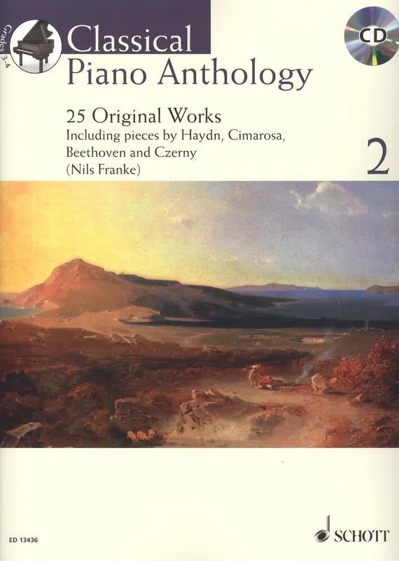 Classical Piano Anthology 2 + CD / 25 originálních skladem pro klavír (obtížnost 3-4) Víkendová Akce