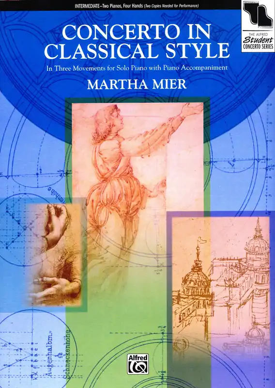 Ihned K Objednání CONCERTO IN CLASSICAL STYLE by Marta Mier / 2 klavíry a 4 ruce