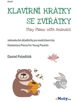 Super Cena Klavírní hrátky se zvířátky - jednoduché skladbičky pro malé klavíristy