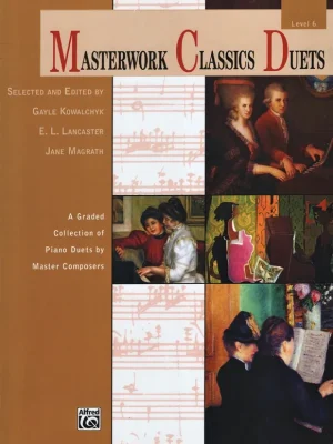 Aktuální Masterwork Classics Duets 6 / 1 klavír 4 ruce