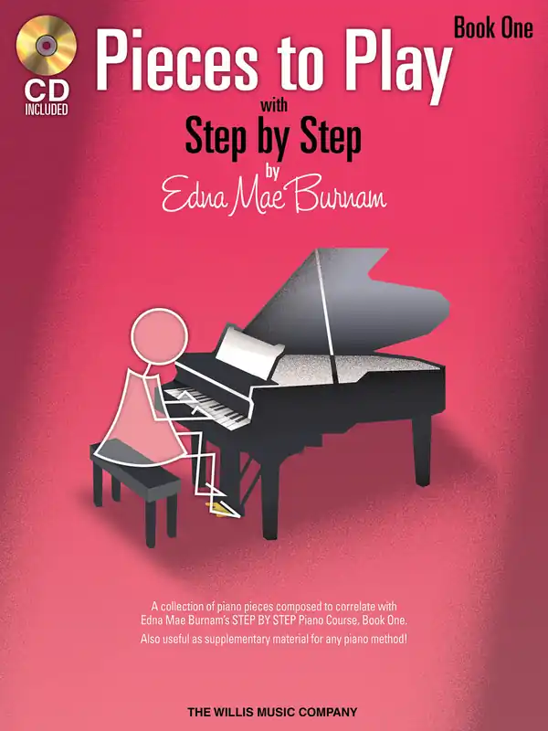Nejlepší Cena Pieces to Play 1 by Edna Mae Burnam + CD / velmi jednoduché skladbičky pro klavír