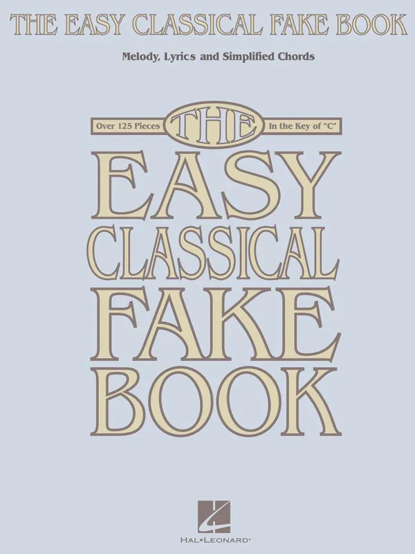 THE EASY CLASSICAL FAKE BOOK // melodie / akordy Originální