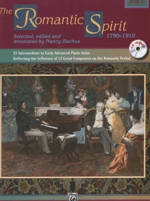 Vrácení Zdarma THE ROMANTIC SPIRIT 2 + CD / romantické skladby pro středně pokročilé klavíristy