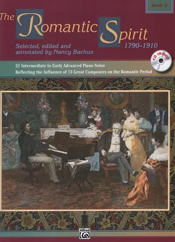 Vrácení Zdarma THE ROMANTIC SPIRIT 2 + CD / romantické skladby pro středně pokročilé klavíristy