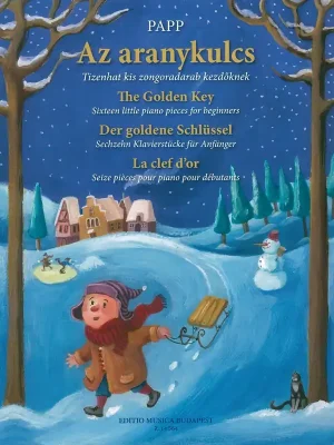 Akční Nabídka THE GOLDEN KEY by Lajos Papp / malé skladbičky pro začínající klavíristy