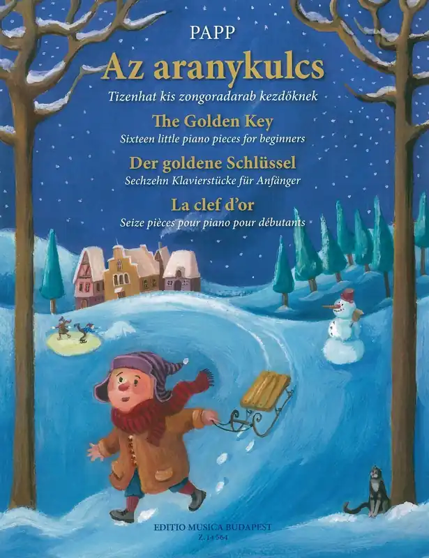 Akční Nabídka THE GOLDEN KEY by Lajos Papp / malé skladbičky pro začínající klavíristy