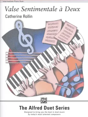 Značkový Valse Sentimentale a Deux by Catherine Rollin / 1 klavír 4 ruce