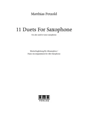 Sleva 11 DUETS for SAXOPHONE / klavírní doprovod pro saxofony (AA / AT)