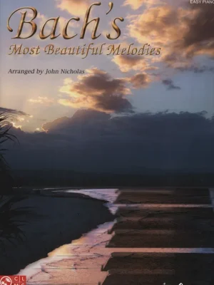 Akční Cena BACH - MOST BEAUTIFUL MELODIES / jednoduchý klavír