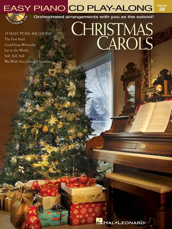 Nejprodávanější EASY PIANO 28 - CHRISTMAS CAROLS (Vánoční koledy) + CD