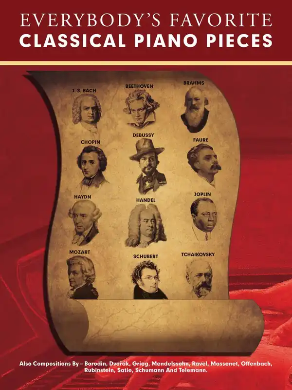 Everybody's Favorite: Classical Piano Pieces (red) / klasické klavírní skladby (červený sešit) Poslední Šance