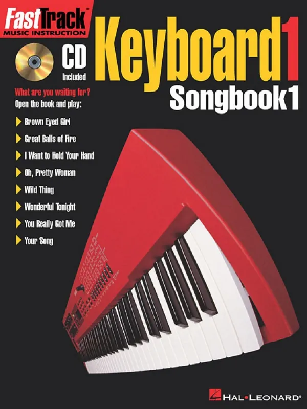 Oblíbený FASTTRACK - KEYBOARD 1 - SONGBOOK 1 + CD