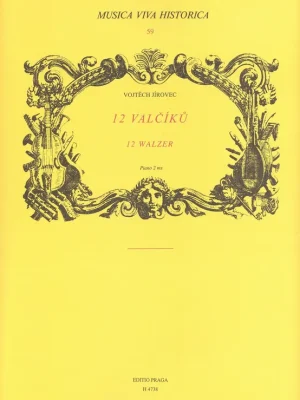 Omezená Nabídka JÍROVEC: 12 valčíků pro klavír