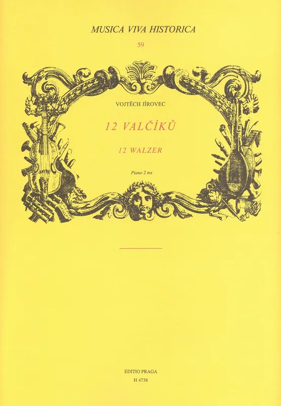 Omezená Nabídka JÍROVEC: 12 valčíků pro klavír