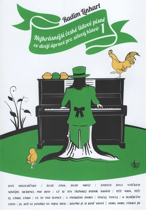 Poslední Šance Nejkrásnější české lidové písně pro sóĺový klavír 1