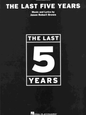 Originální THE LAST FIVE YEARS - klavír/zpěv/kytara