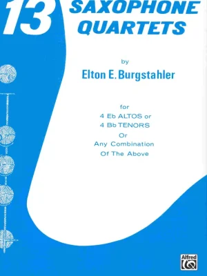 13 SAX QUARTETS for alto sax / tenor saxofon Novinka