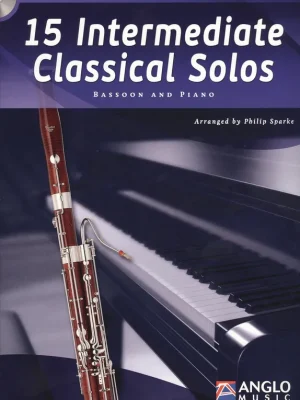 15 Intermediate Classical Solos + CD / fagot a klavír Značkový
