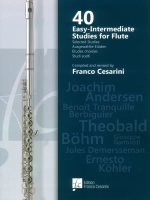 40 Easy-Intermediate Selected Studies for Flute / příčná flétna - výběr etud Objednat Nyní
