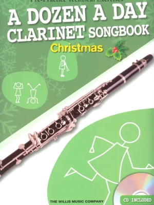 A DOZEN A DAY - CHRISTMAS SONGBOOK + CD / klarinet Nízká Cena