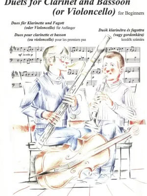 Duets for Clarinet and Bassoon (Violoncello) for beginners / dueta pro klarinet a fagot (violoncello) Sleva