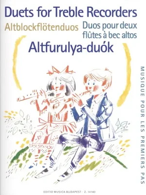Duets for Treble Recorders / dueta pro altové zobcové flétny Nejprodávanější