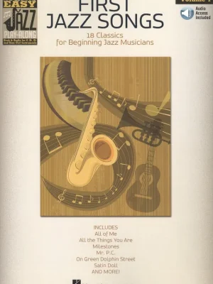 Doprava Zdarma Easy Jazz Play Along 1 - First Jazz Songs + Audio Online / 18 jazzových standardů pro začátečníky