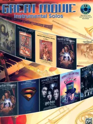 GREAT MOVIE INSTRUMENTAL SOLOS + CD / tenorový saxofon Sleva