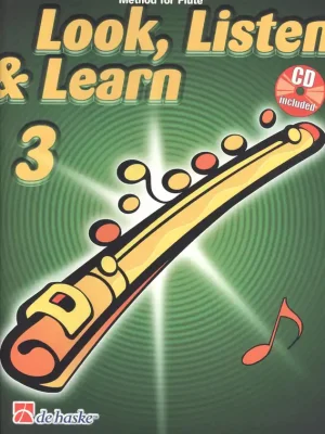 LOOK, LISTEN & LEARN 3 + CD / škola hry na příčnou flétnu Bezpečná Platba