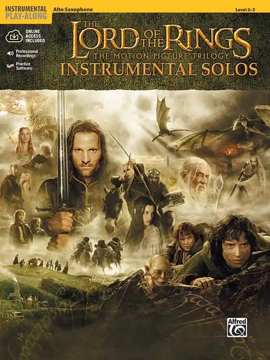 Cenový Hit LORD OF THE RINGS - Instrumental solos + Audio Online / alt saxofon