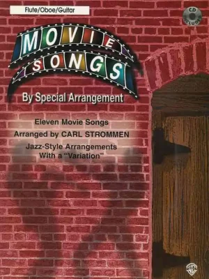 Výprodej MOVIE SONGS - JAZZ ARRANGEMENT + CD / příčná flétna