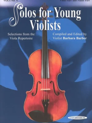 SOLOS FOR YOUNG VIOLISTS 4 / viola a klavír Vysoce Kvalitní