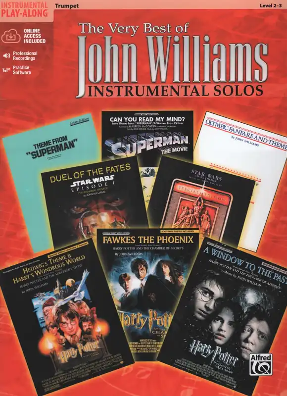 The Very Best of John Williams - Instrumental Solos + Audio Online / trumpeta Sleva