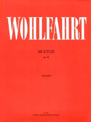 Zlevněný Wohlfahrt Franz - 60 etud op. 45 pro housle