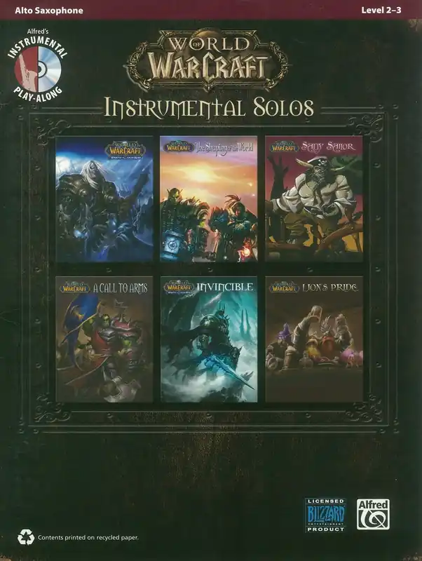Ověřený World of Warcraft - Instrumental Solos + CD / altový saxofon