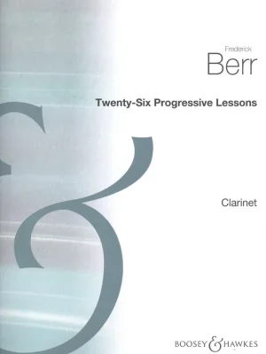 Berr: Twety-Six Progressive Lessons / 26 progresivních etud pro dva klarinety (žák + učitel) Vrácení Zdarma
