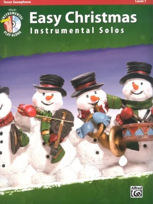 Vrácení Zdarma Easy Christmas Instrumental Solos (Level 1) + CD / tenorový saxofon