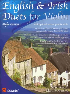ENGLISH & IRISH DUETS FOR VIOLIN (position 1) with optional part for viola Sezónní Sleva