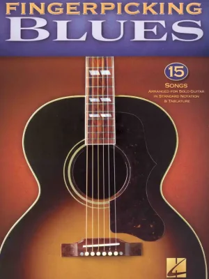 Ihned K Objednání Fingerpicking BLUES - 15 Songs - zpěv / kytara + tabulatura
