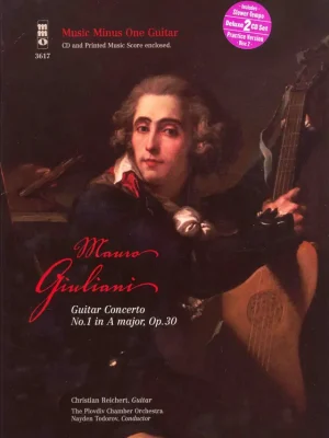 Guitar Concerto No. 1 in A Major, Op. 30 by Mauro Giulianni + 2x CD / kytara Nejprodávanější