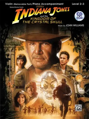 INDIANA JONES & THE KINGDOM OF THE CRYSTAL SKULL + CD / housle a piano Cenový Hit