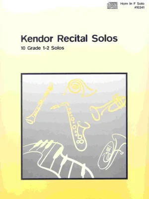 Kendor Recital Solos for Horn in F + CD / lesní roh Značkový