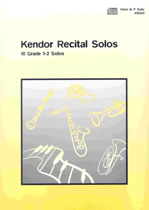 Kendor Recital Solos for Horn in F + CD / lesní roh Značkový