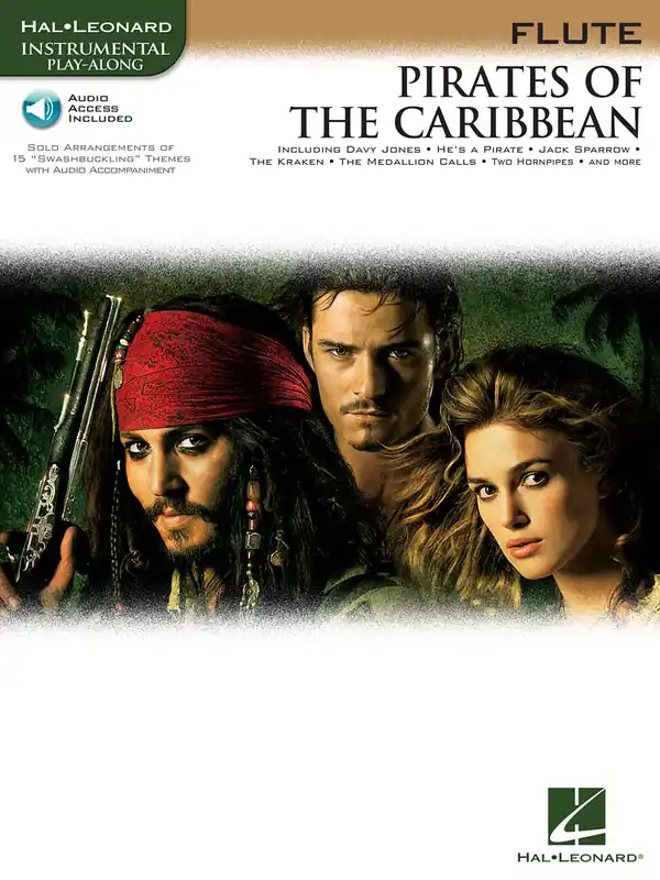 PIRATES OF THE CARIBBEAN + Audio Online / příčná flétna Novinka