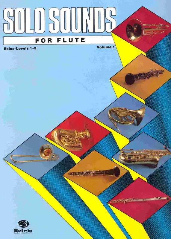 Přímo Od Výrobce SOLO SOUNDS FOR FLUTE level 1-3 / příčná flétna - sólový sešit
