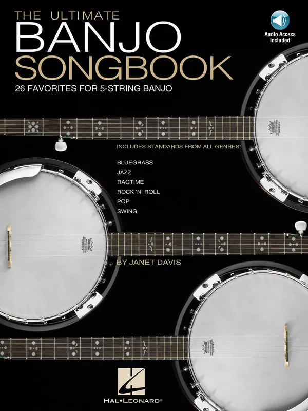 Autentický The Ultimate BANJO SONGBOOK + Audio Online (26 favorites for 5-string banjo)