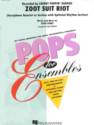 Zoot Suit Riot for Sax Ensemble (AATB & piano, bass, drums) Top Prodej